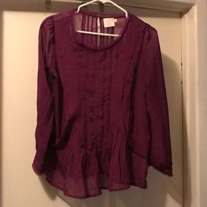 Anthropologie HD Paris blouse, size 6